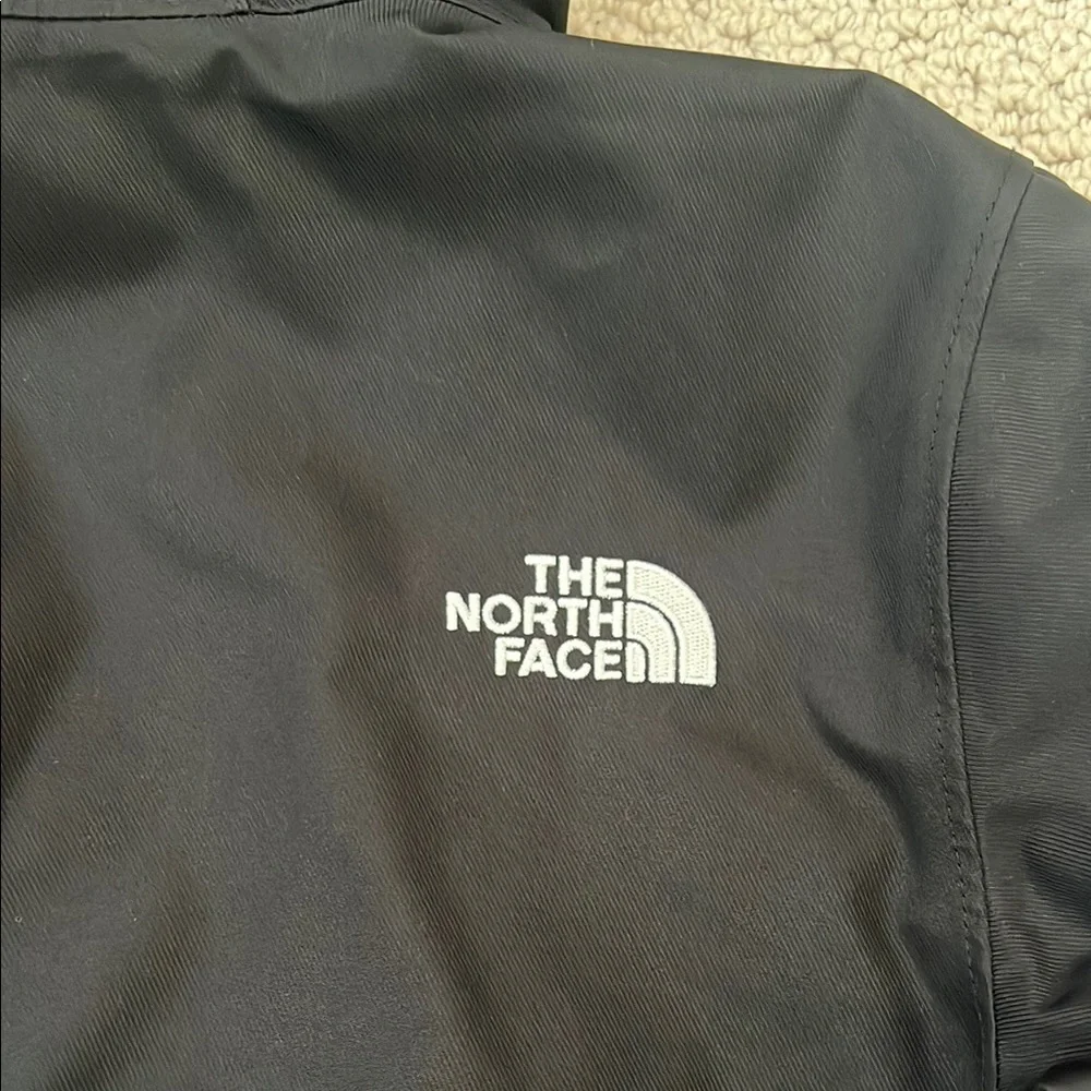 The North Face Black and Dark Gray Hooded Jacket